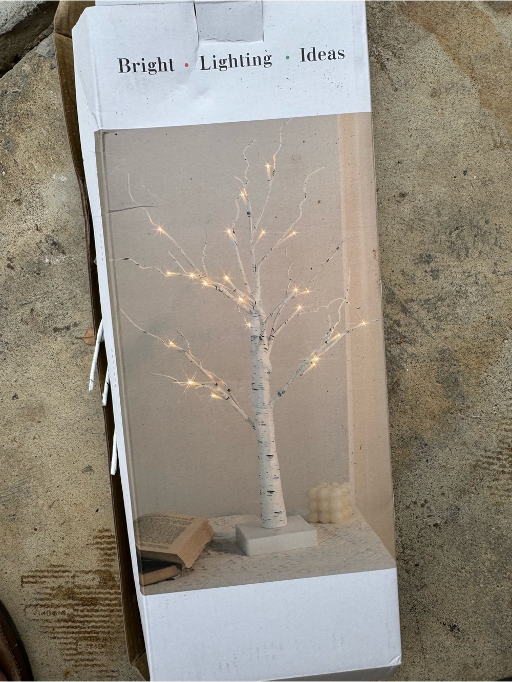 White Birch LED Decorative Tree